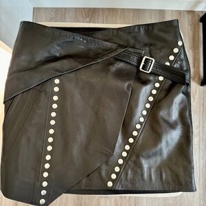 Leather Skirt
